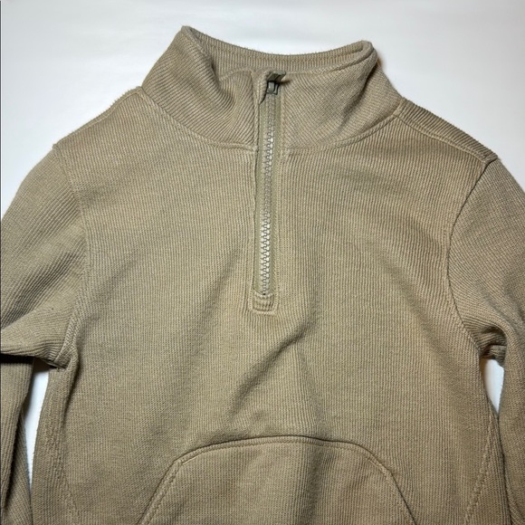 Old Navy Toddler Boy French Rib Quarter-Zip Sweater Beige Size 3T - Picture 4 of 7